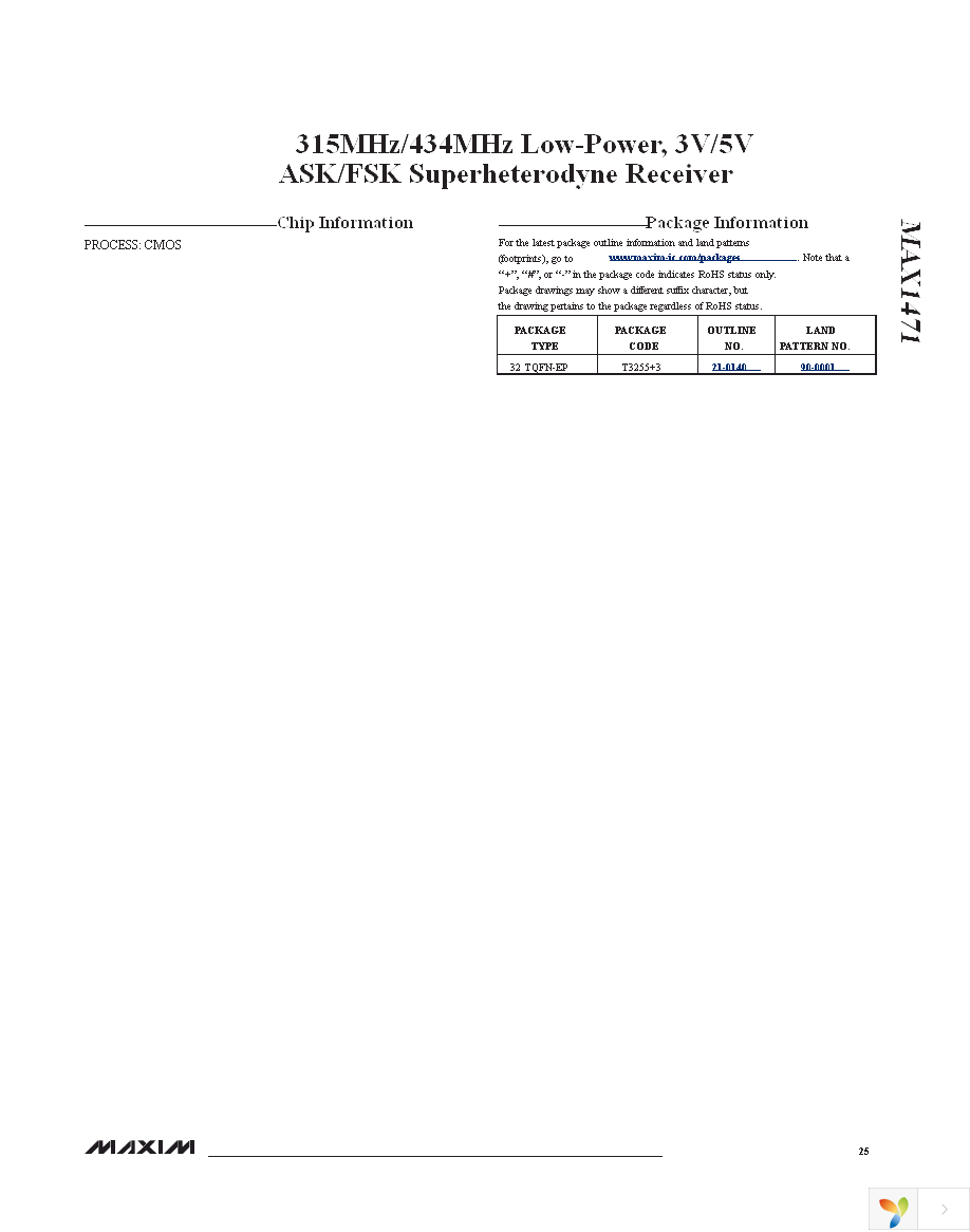 MAX1471EVSYS-315 Page 25