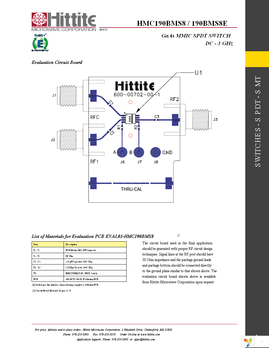 EVAL01-HMC190BMS8 Page 8