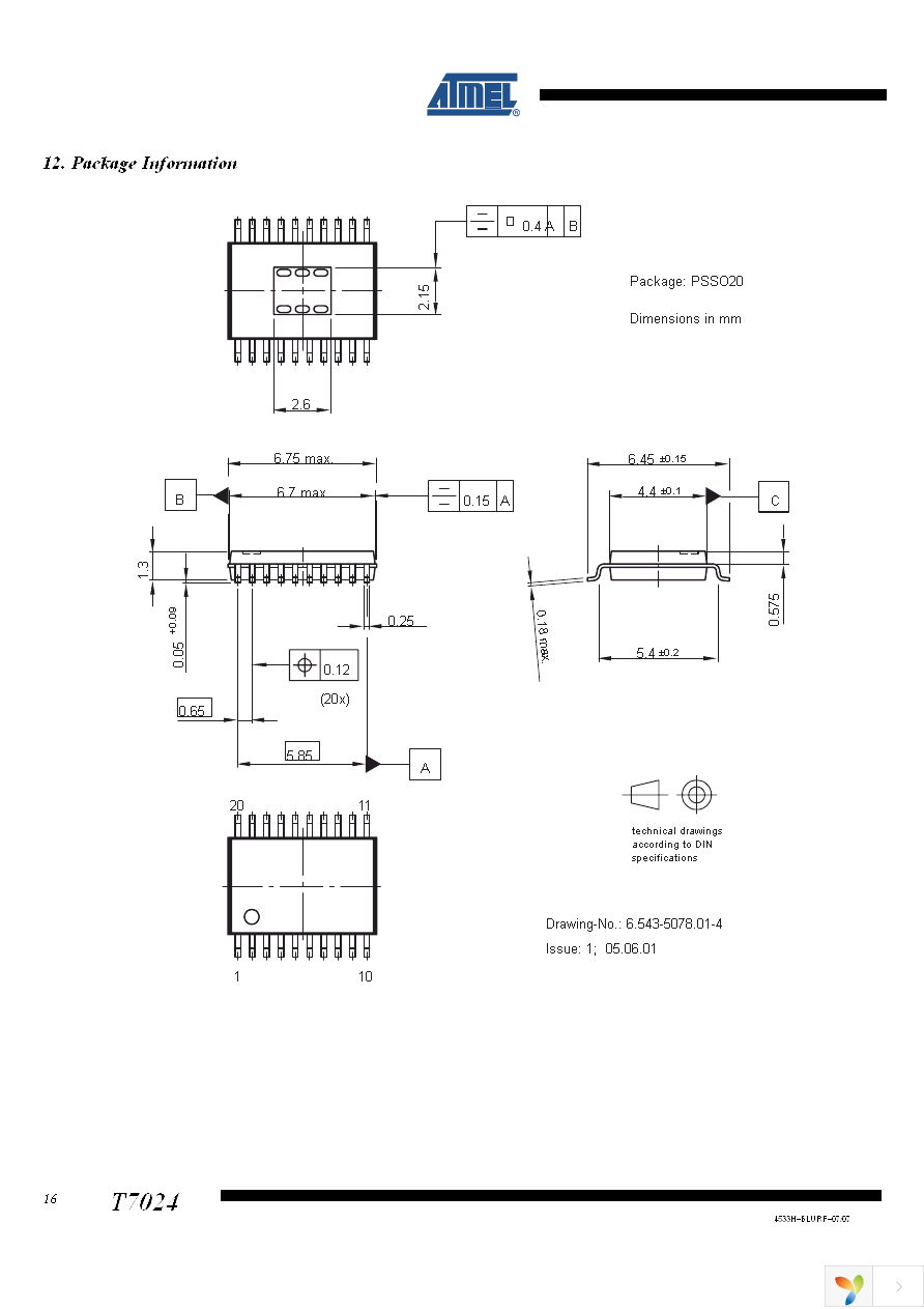 DEMOBOARD-T7024PGM Page 16