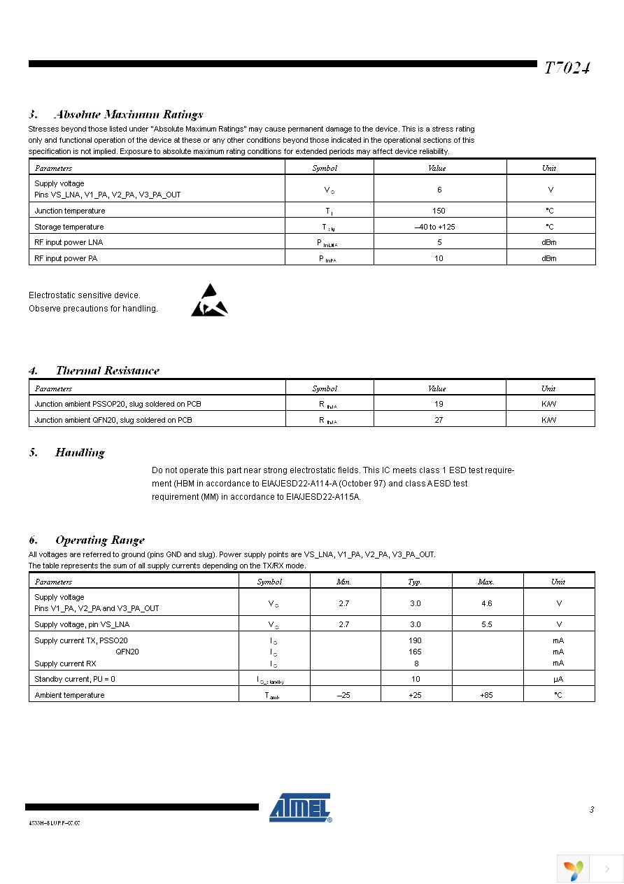 DEMOBOARD-T7024PGM Page 3