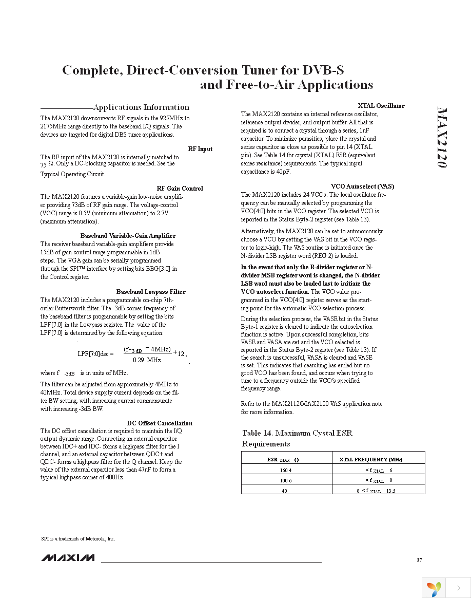 MAX2120EVKIT+ Page 17