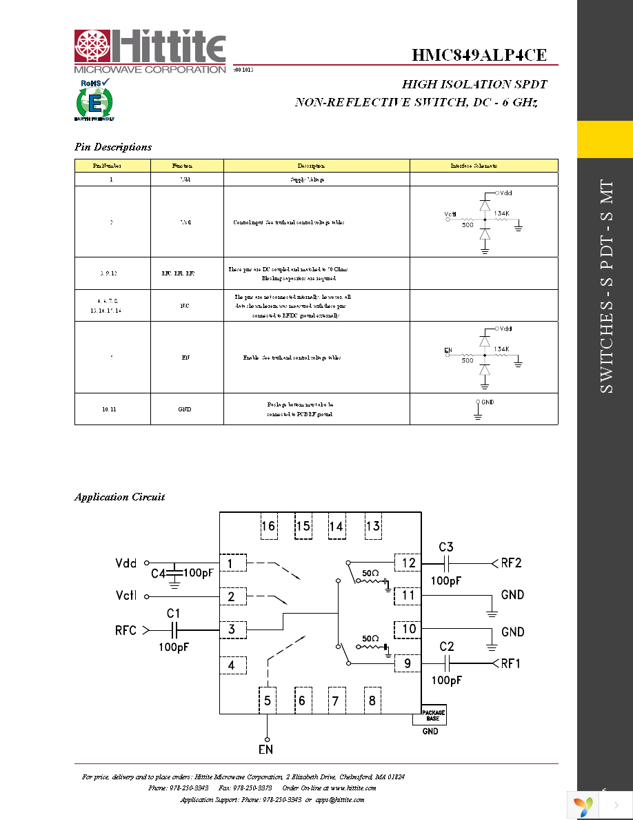 EV1HMC849ALP4C Page 8