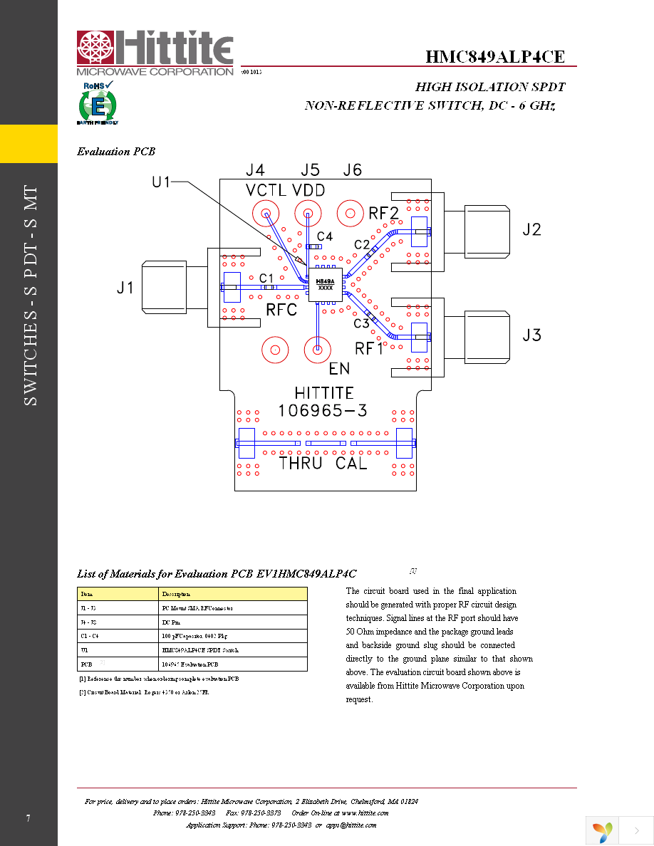 EV1HMC849ALP4C Page 9