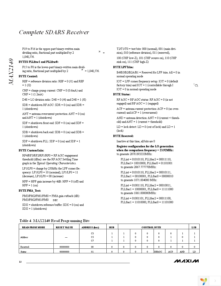 MAX2140EVKIT Page 12