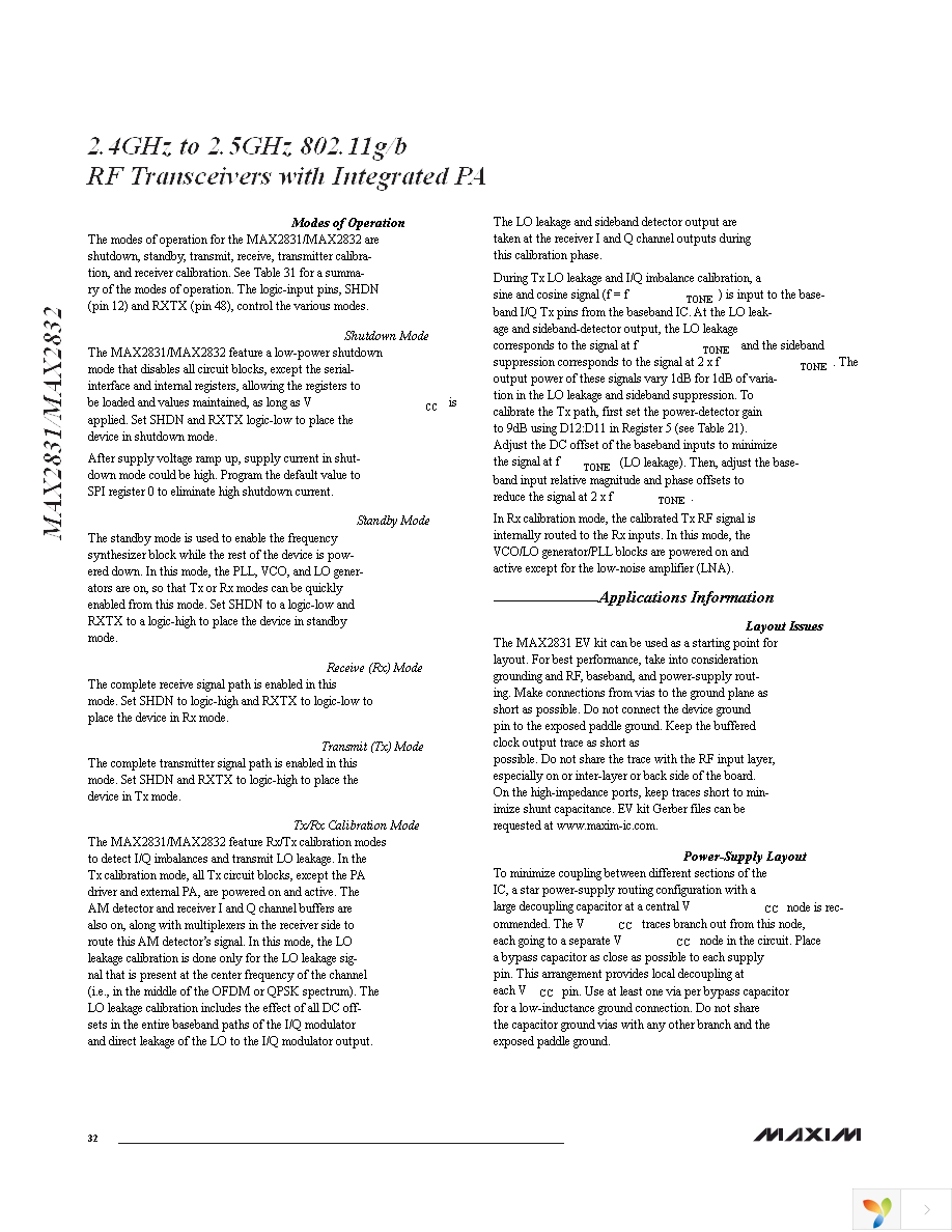 MAX2832EVKIT+ Page 32