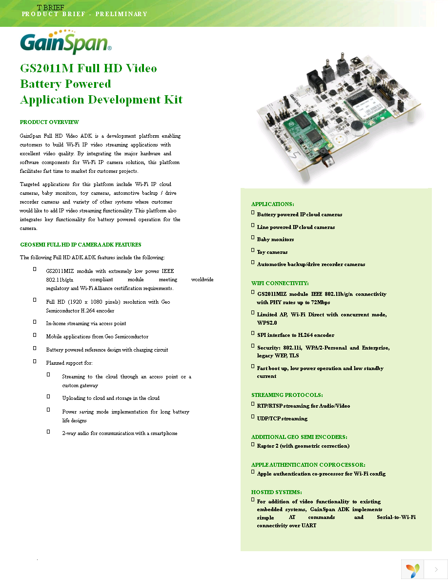 GS-AEK-VIDEOGEO720P Page 1