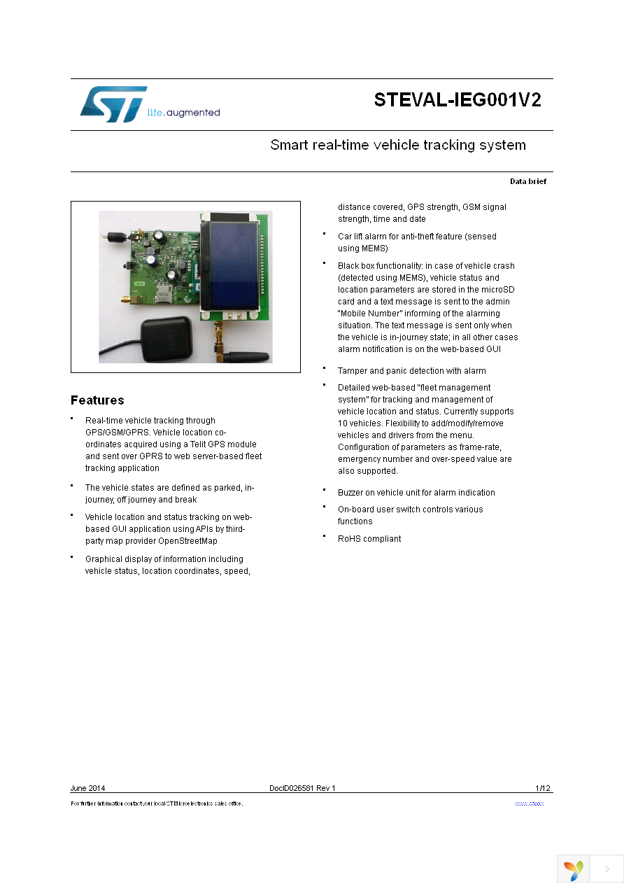 STEVAL-IEG001V2 Page 1