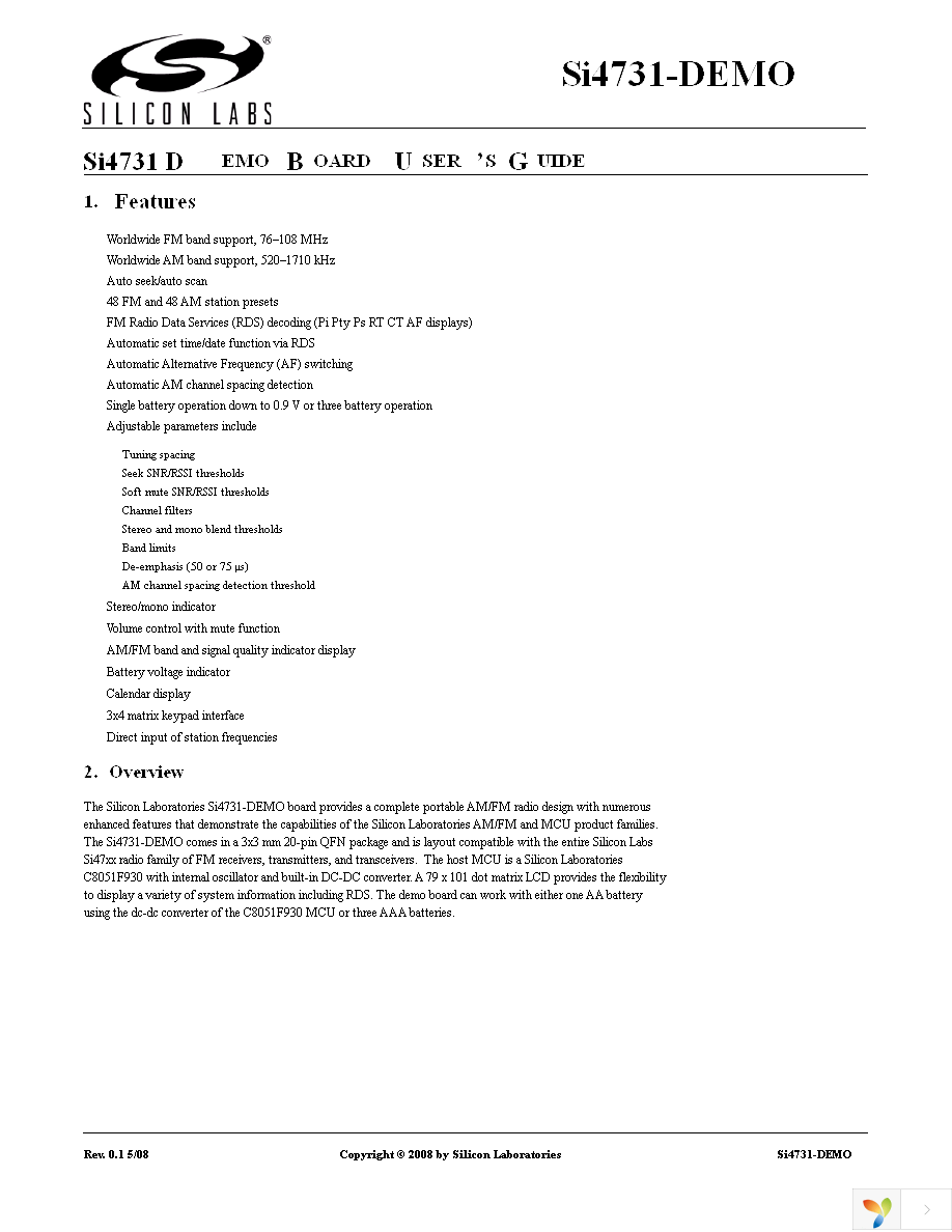 SI4731-DEMO Page 1