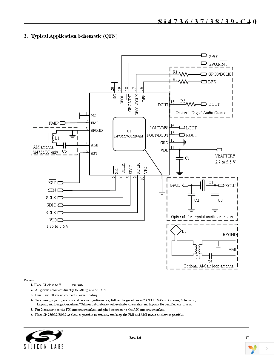 SI4737-C-EVB Page 17