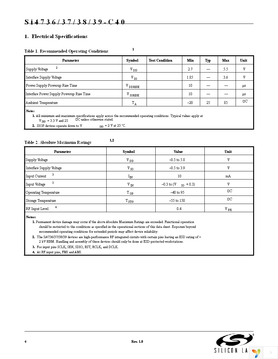 SI4737-C-EVB Page 4