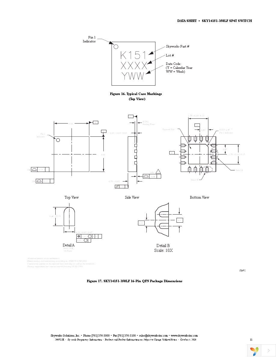 SKY14151-350LF-EVB Page 11