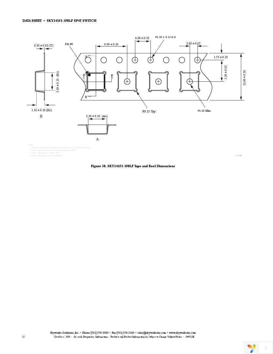 SKY14151-350LF-EVB Page 12