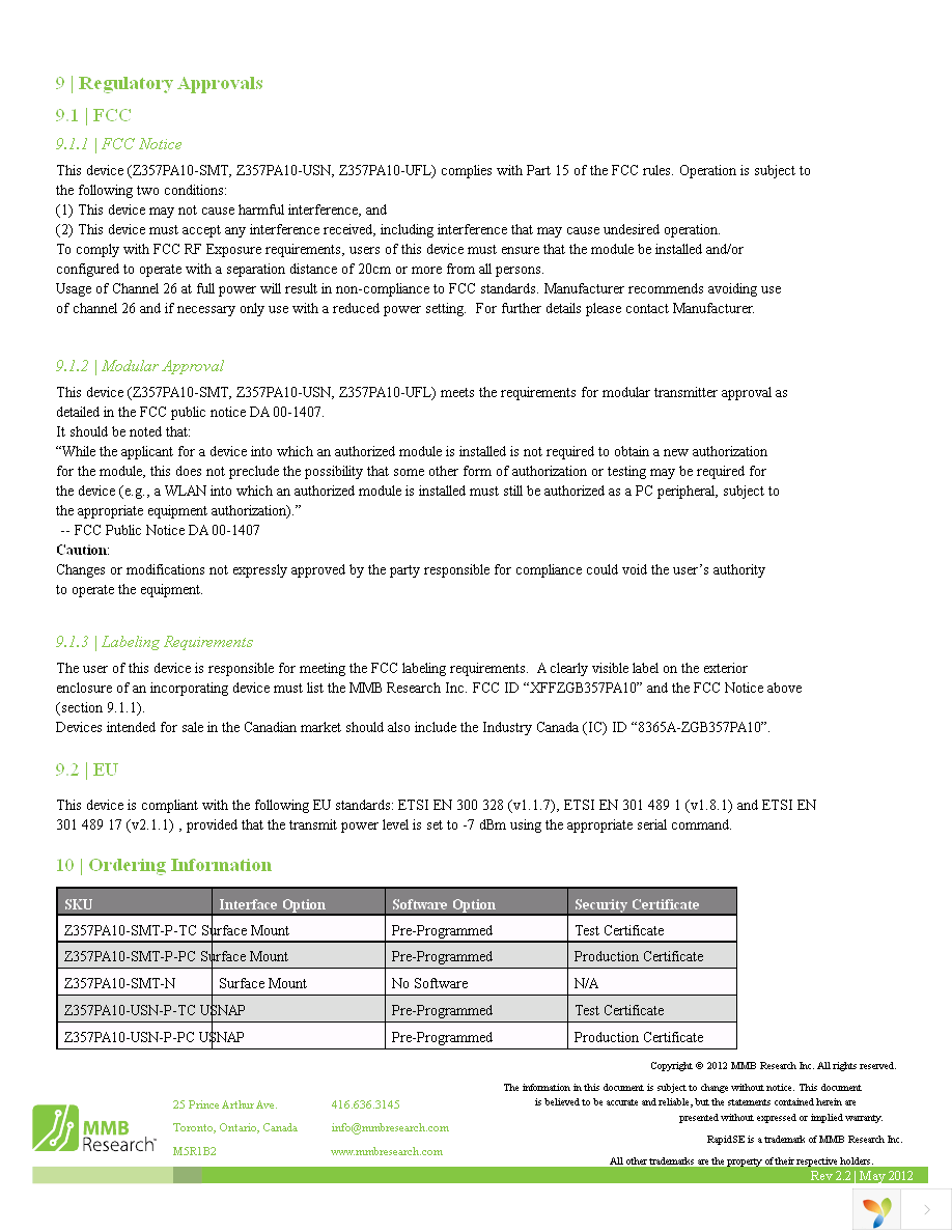 Z357PA21-DEV-P-TC Page 12