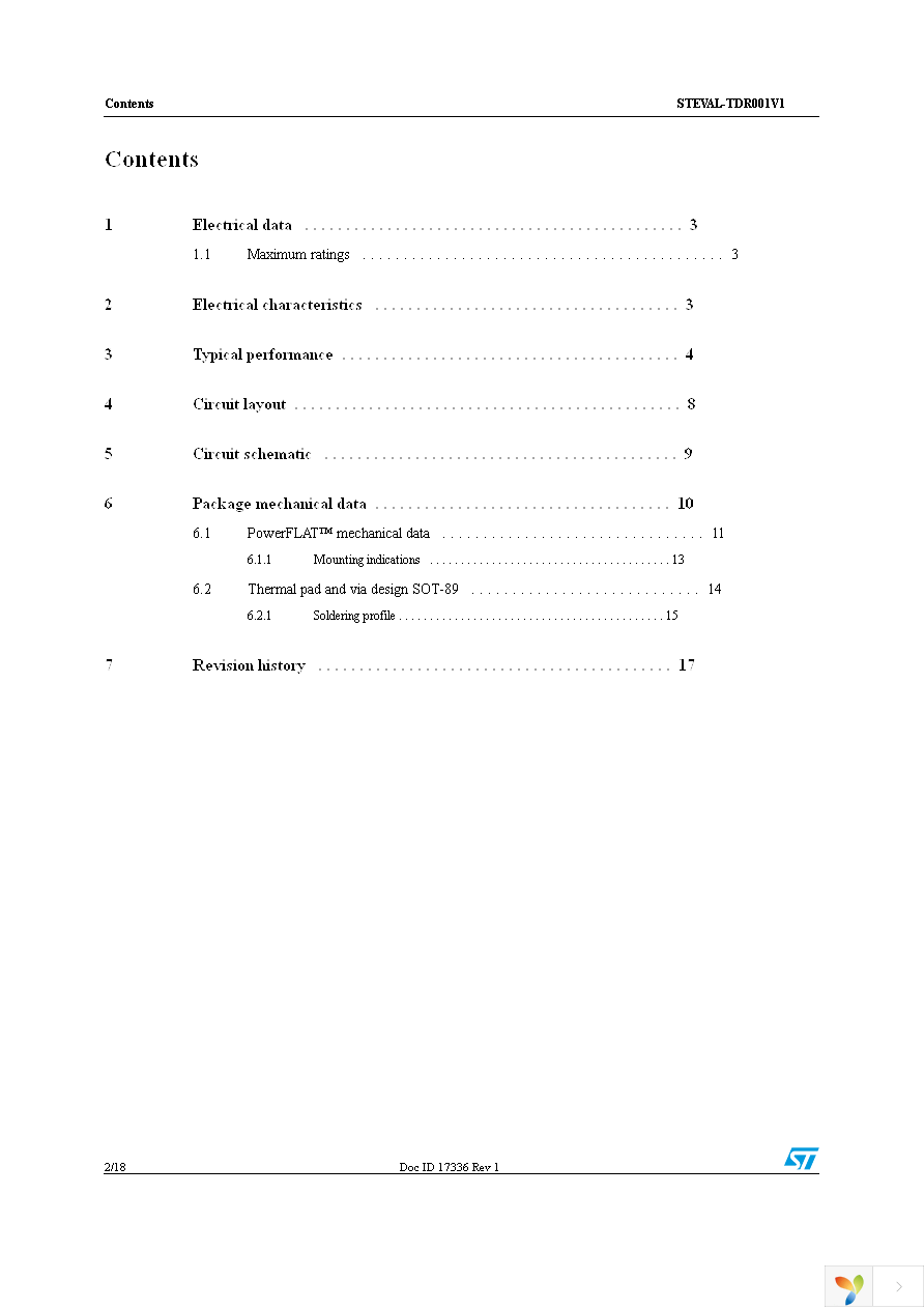 STEVAL-TDR001V1 Page 2