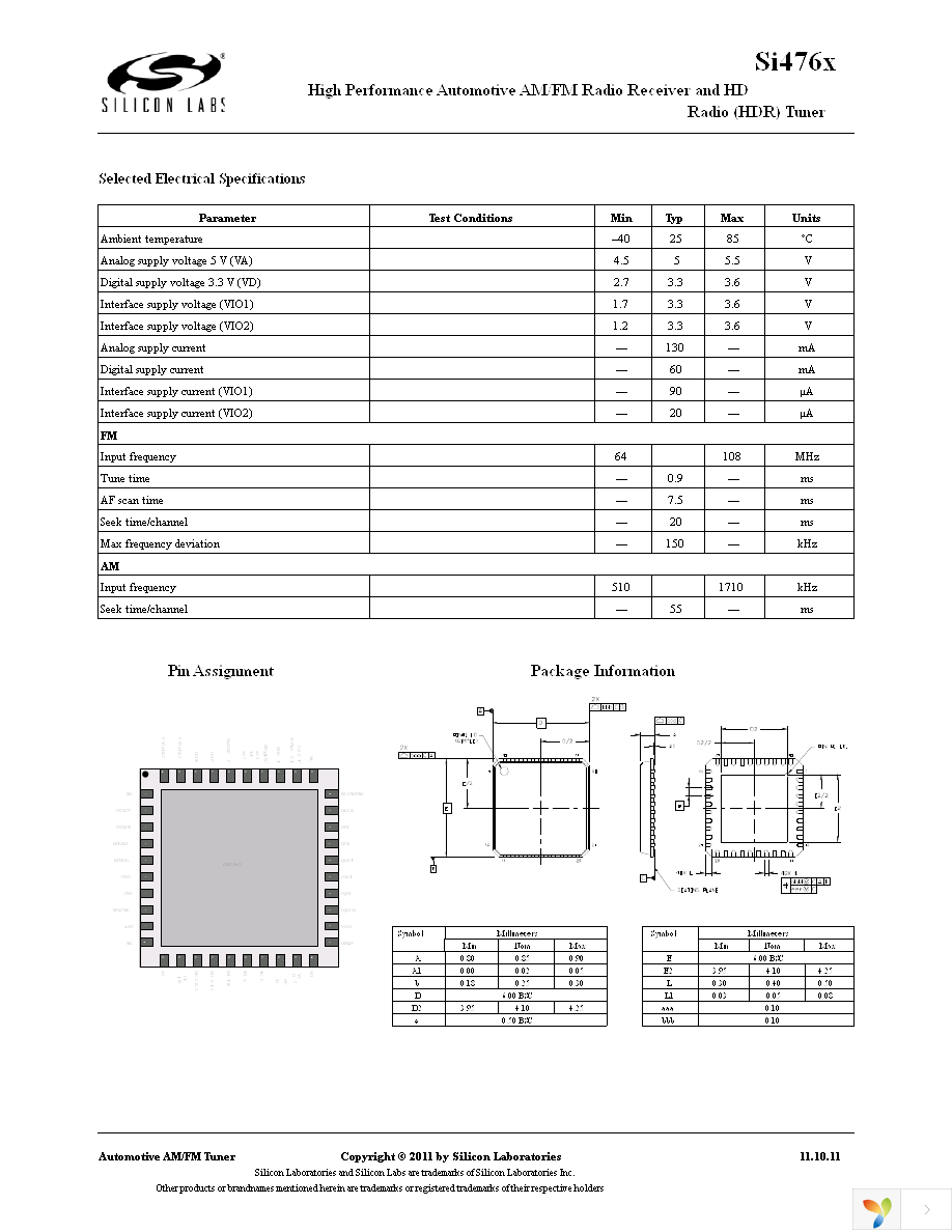 SI4763LNA-A-EVB Page 2