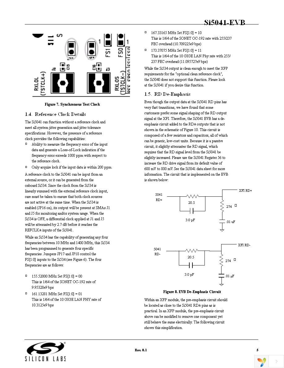 SI5041-EVB Page 5