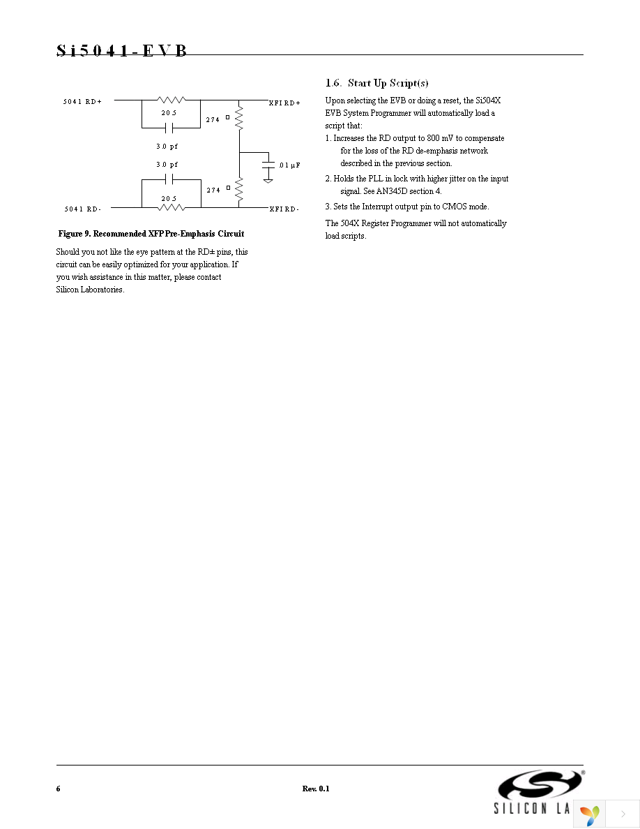 SI5041-EVB Page 6