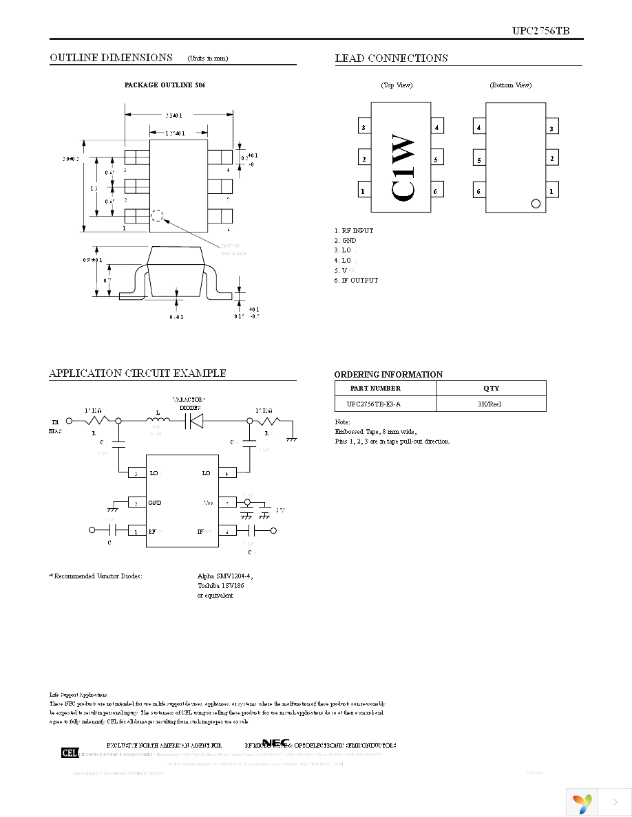 UPC2756TB-EVAL Page 6