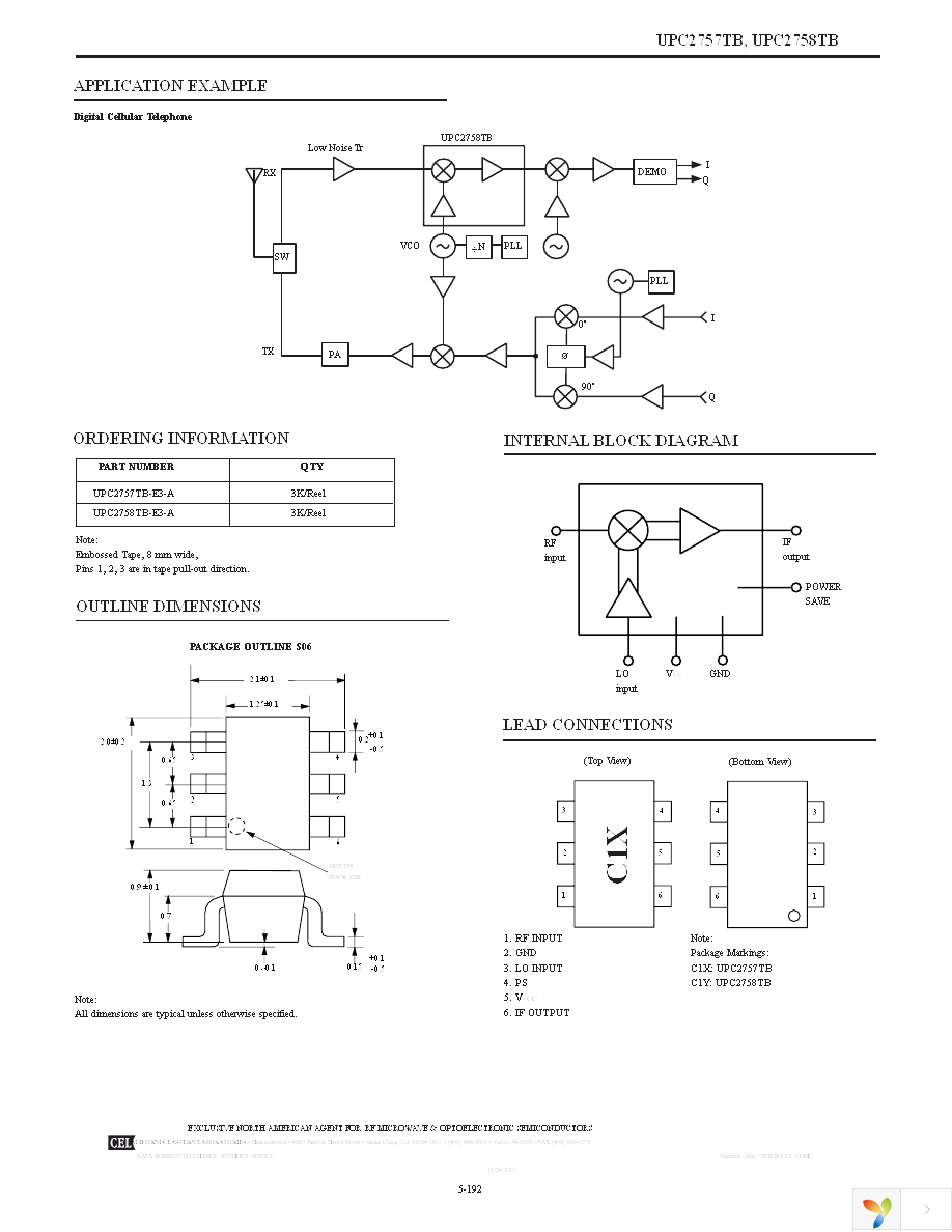 UPC2758TB-EVAL Page 5