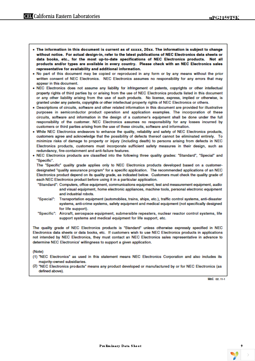 UPG2159T5K-EVAL Page 9