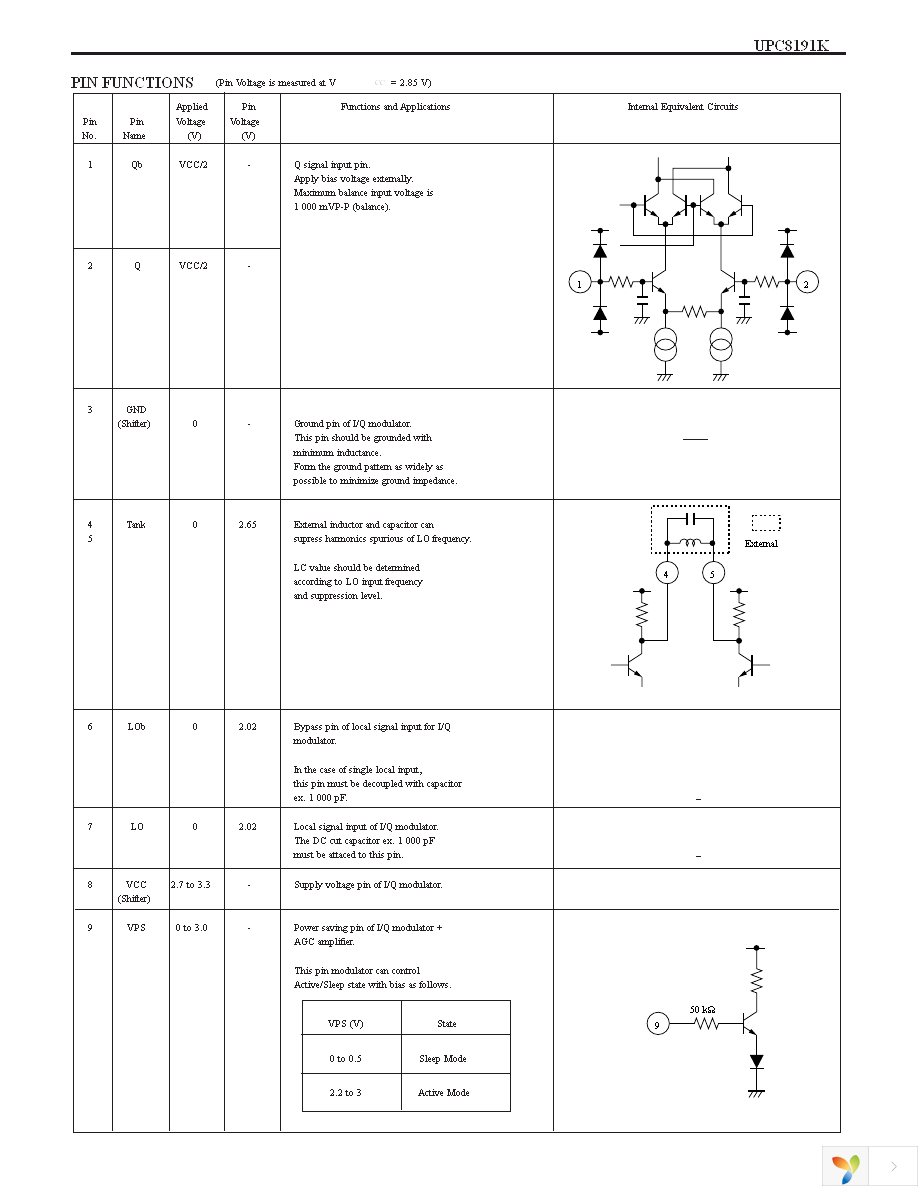 UPC8191K-EVAL Page 3