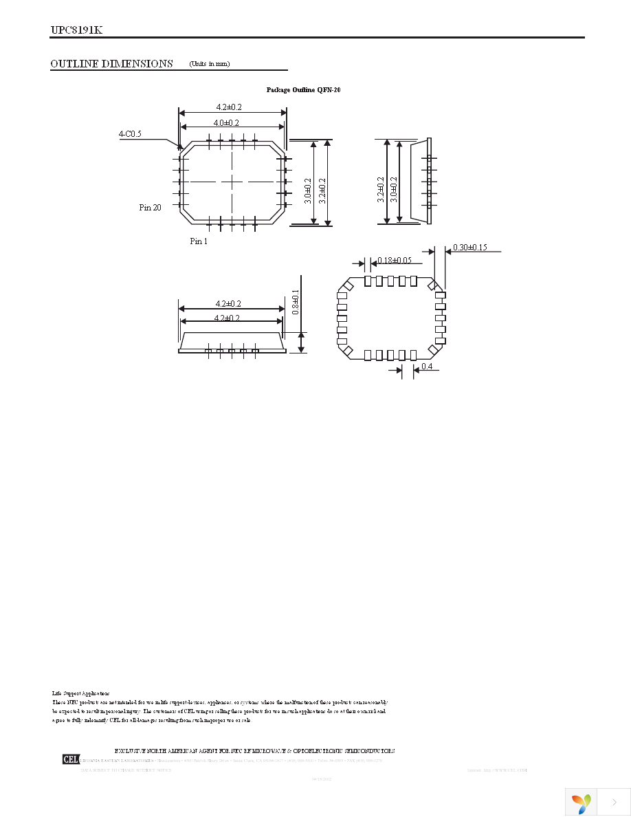 UPC8191K-EVAL Page 6