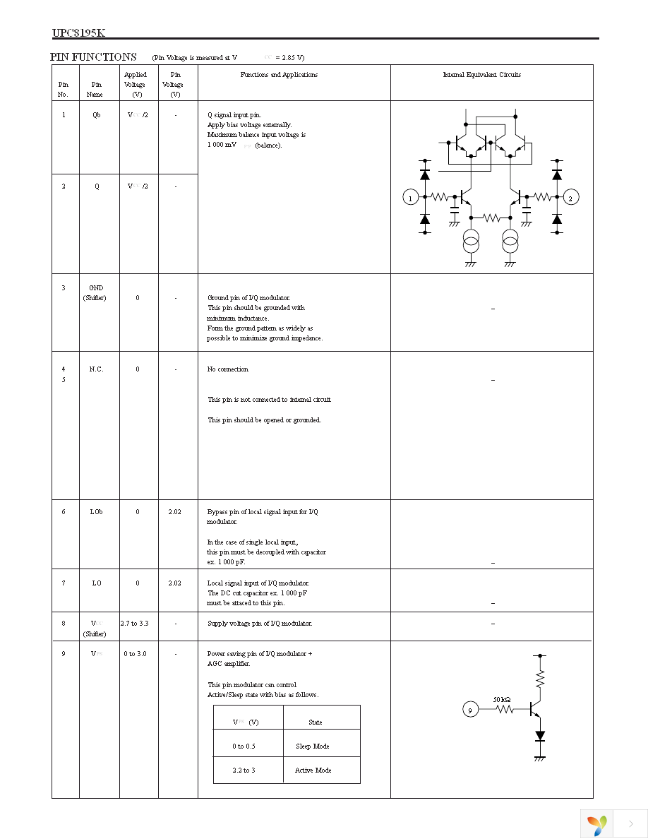 UPC8195K-EVAL Page 4