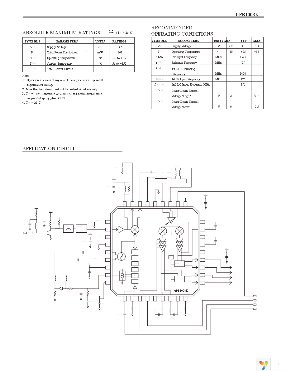 UPB1008K-EVAL Page 4