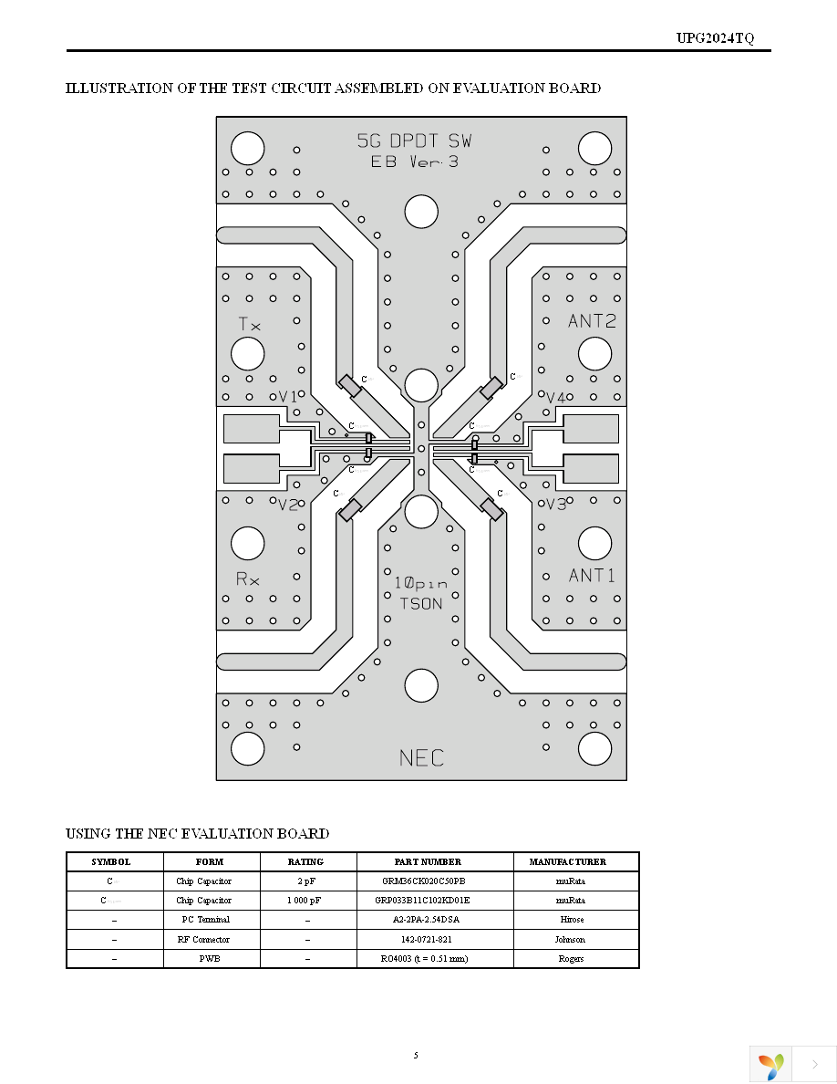 UPG2024TQ-EVAL Page 5