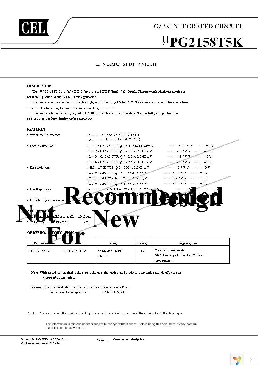 UPG2158T5K-EVAL Page 1