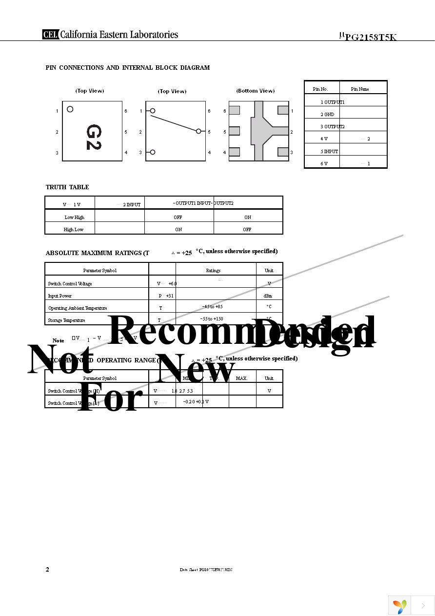 UPG2158T5K-EVAL Page 2