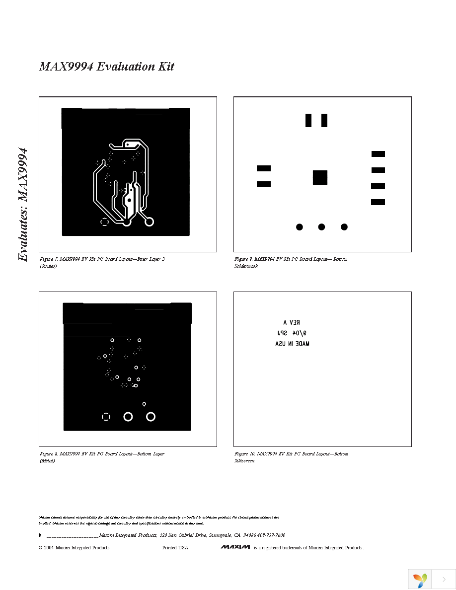 MAX9994EVKIT Page 8