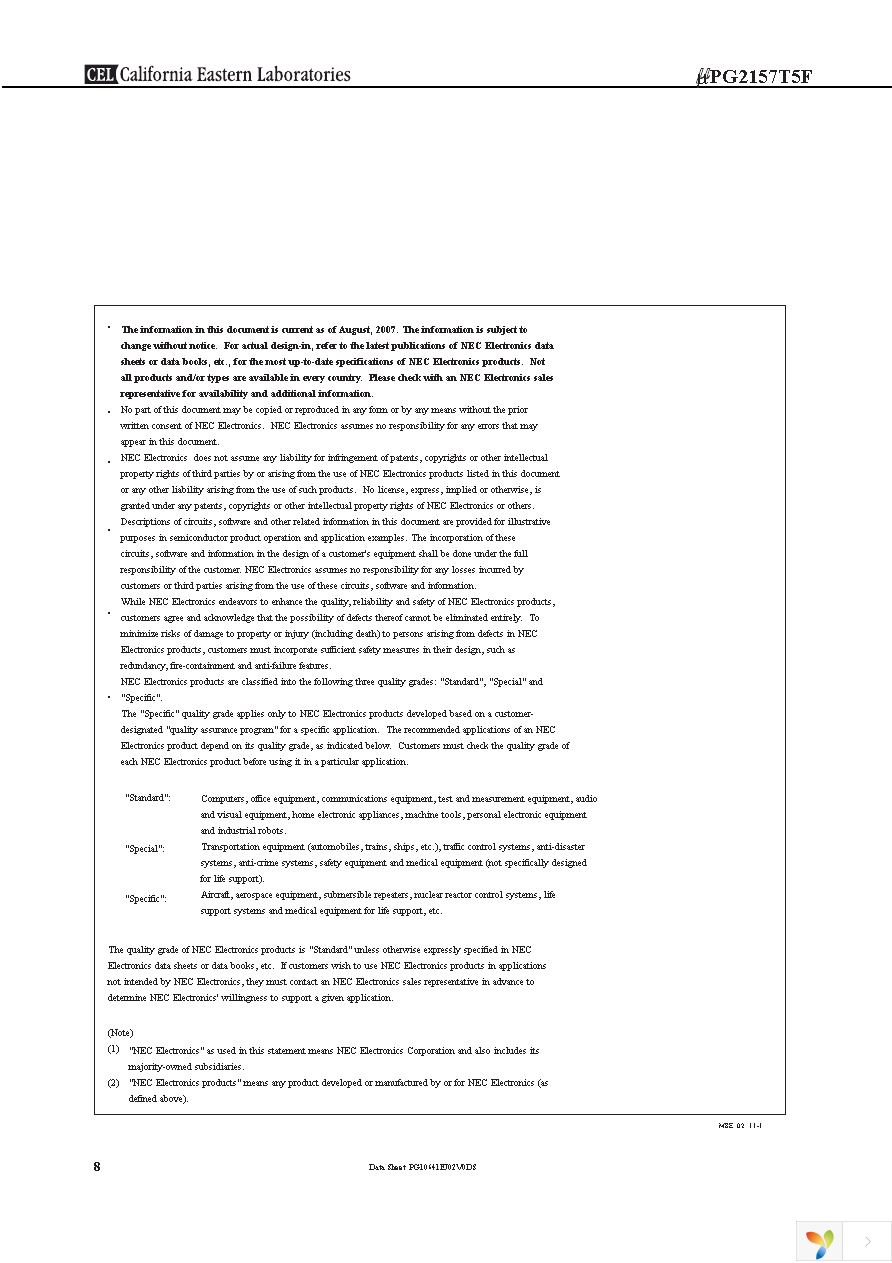 UPG2157T5F-EVAL-A Page 8