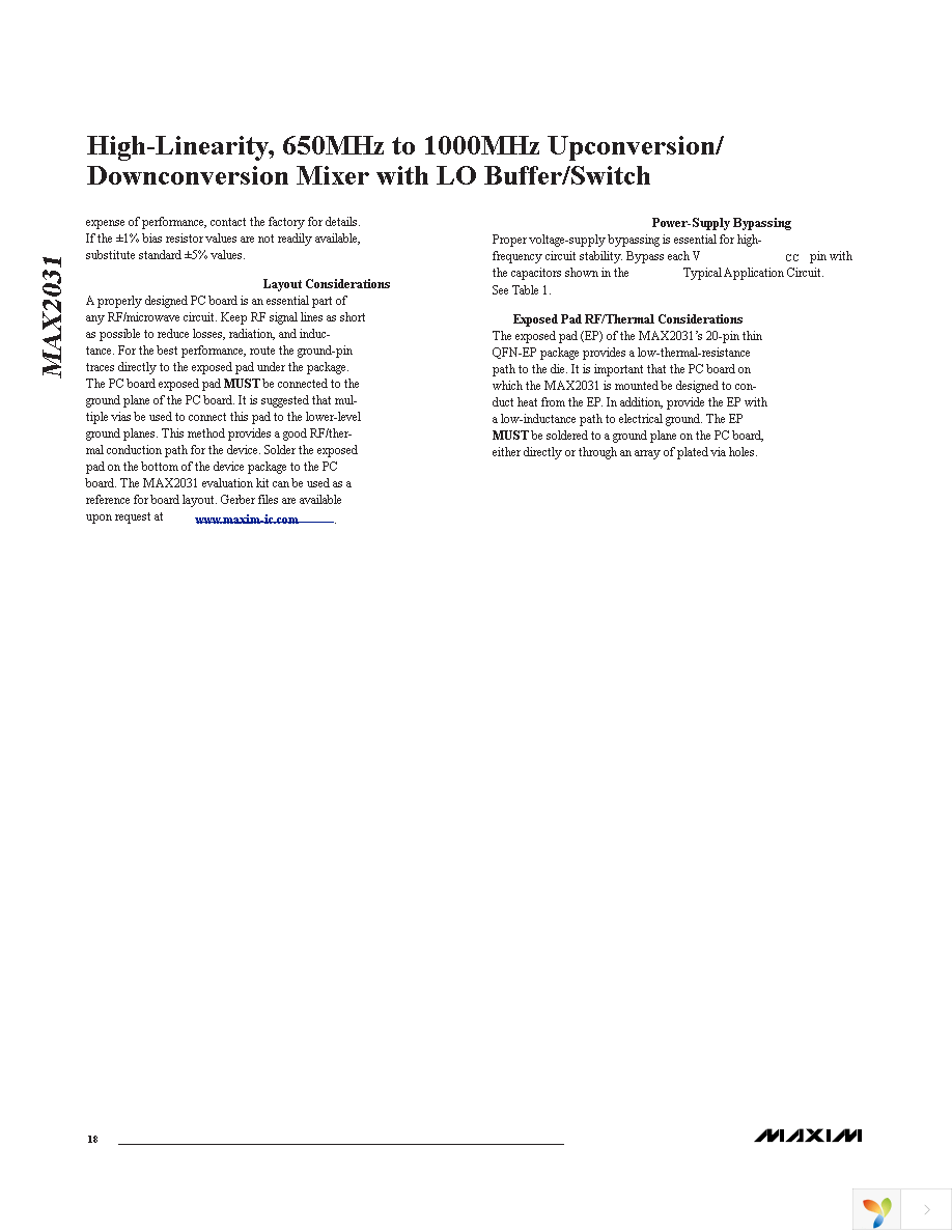 MAX2031EVKIT Page 18