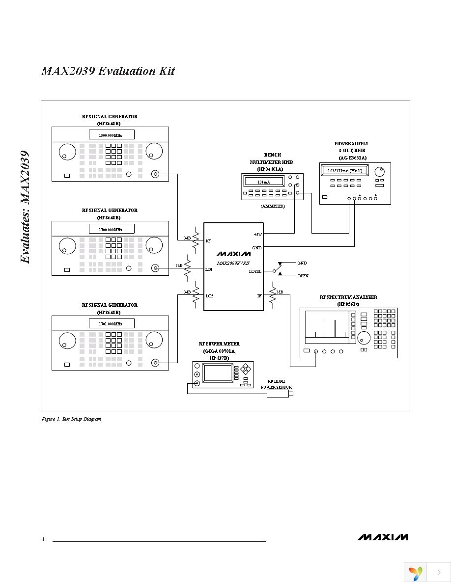 MAX2039EVKIT Page 4