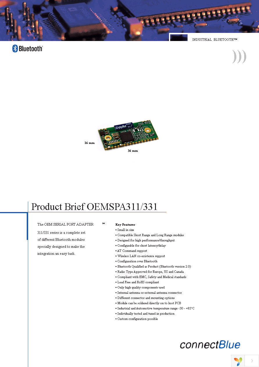 CB-OEMSPA311I-00 Page 1