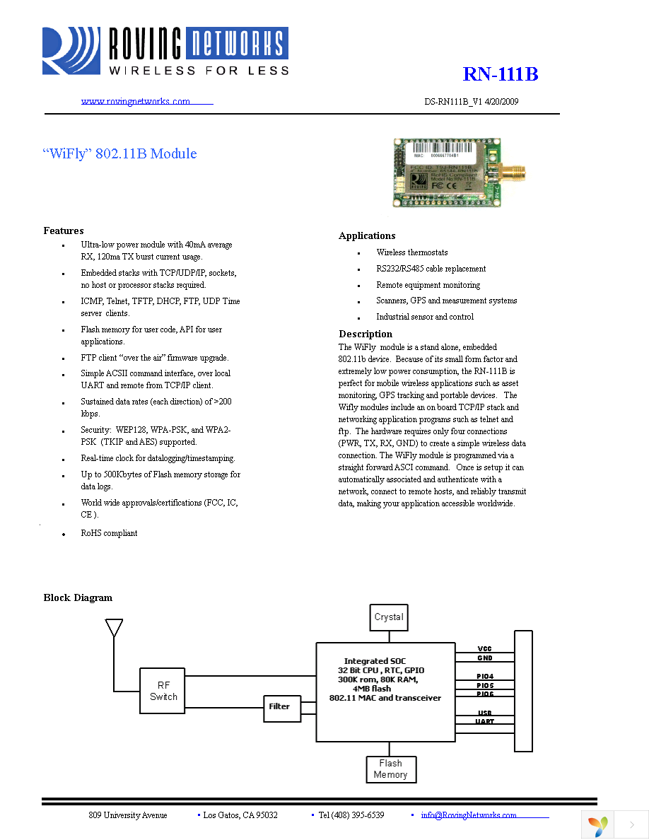 RN-111B-EVAL Page 1