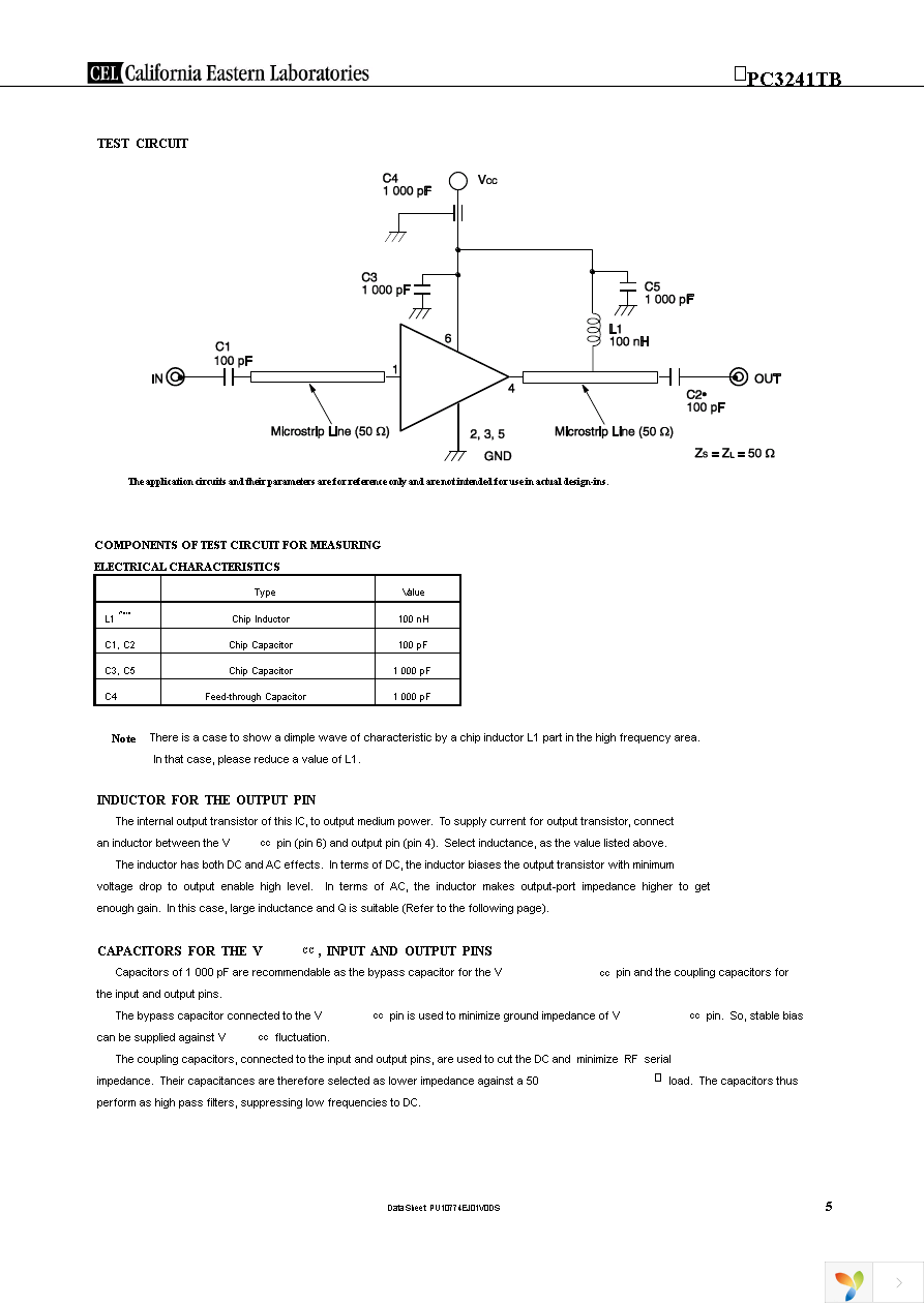 UPC3241TB-EVAL-A Page 5