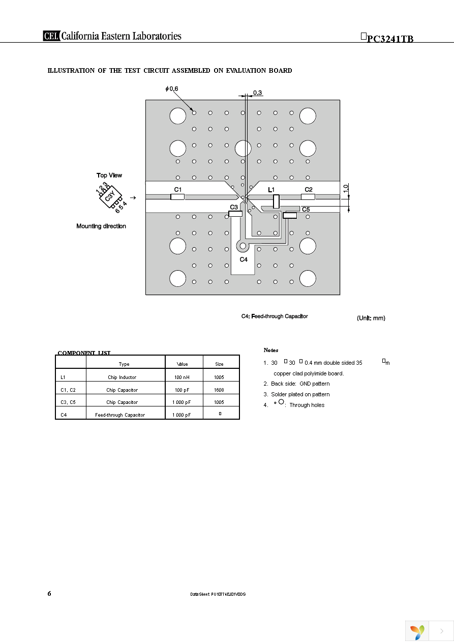 UPC3241TB-EVAL-A Page 6