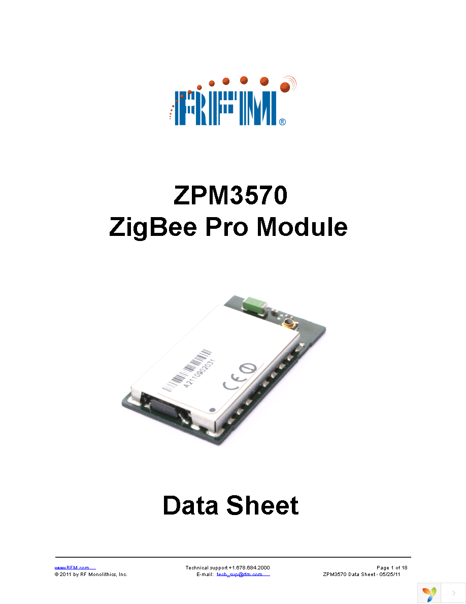 ZPM3570DK Page 1