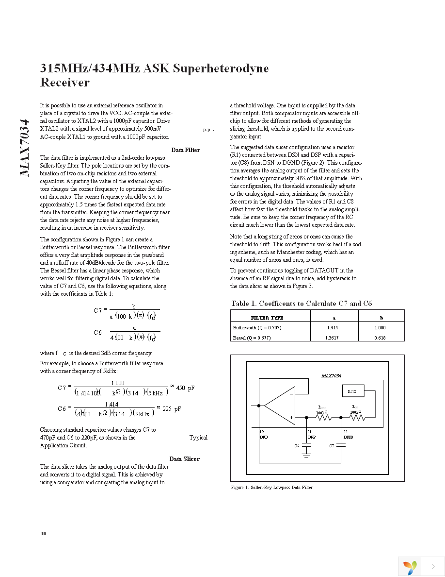 MAX7034EVKIT-433+ Page 10