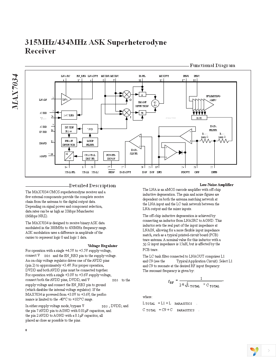 MAX7034EVKIT-433+ Page 8