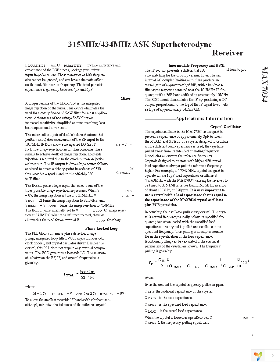 MAX7034EVKIT-433+ Page 9