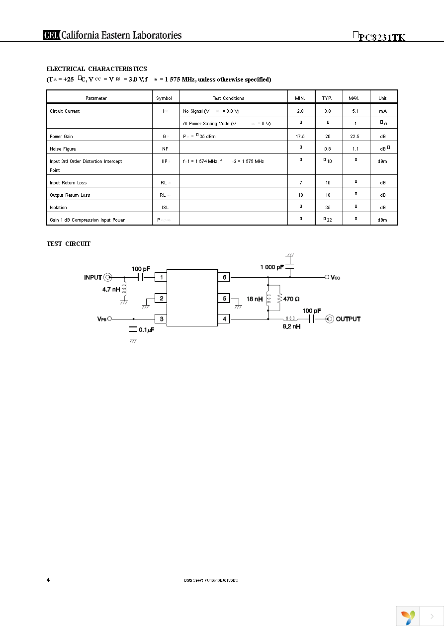 UPC8231TK-EVAL-A Page 4