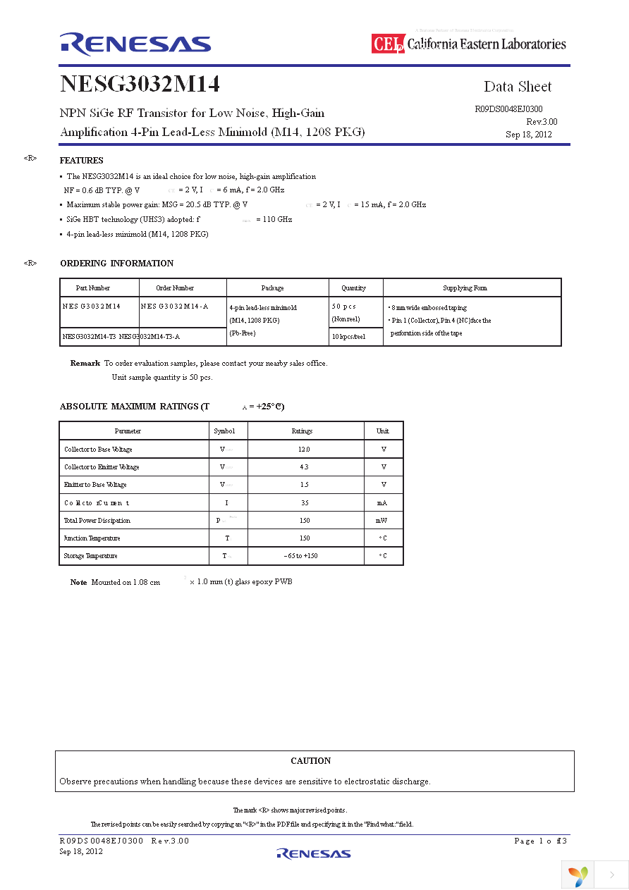 NESG3032M14-EVNF24 Page 1