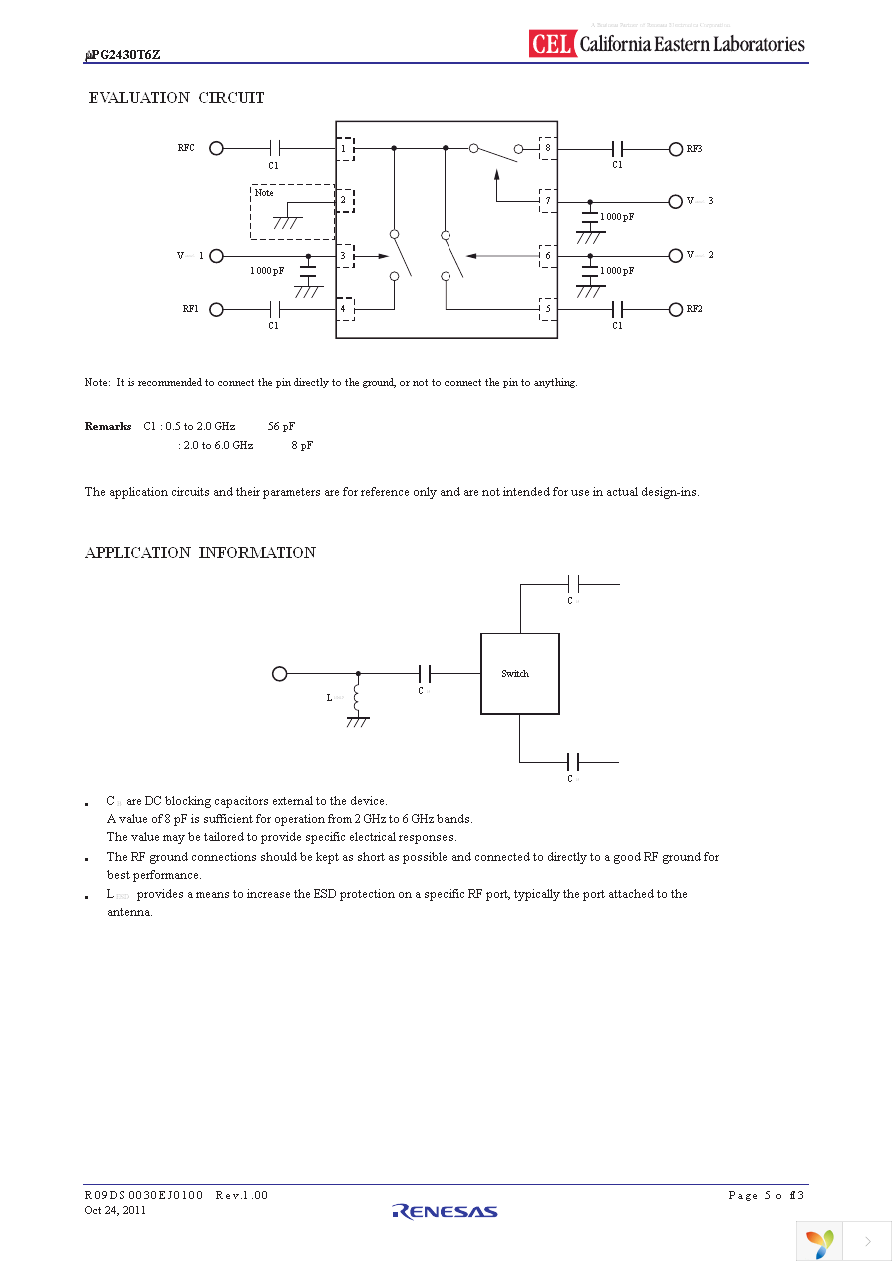 UPG2430T6Z-EVAL-A Page 5