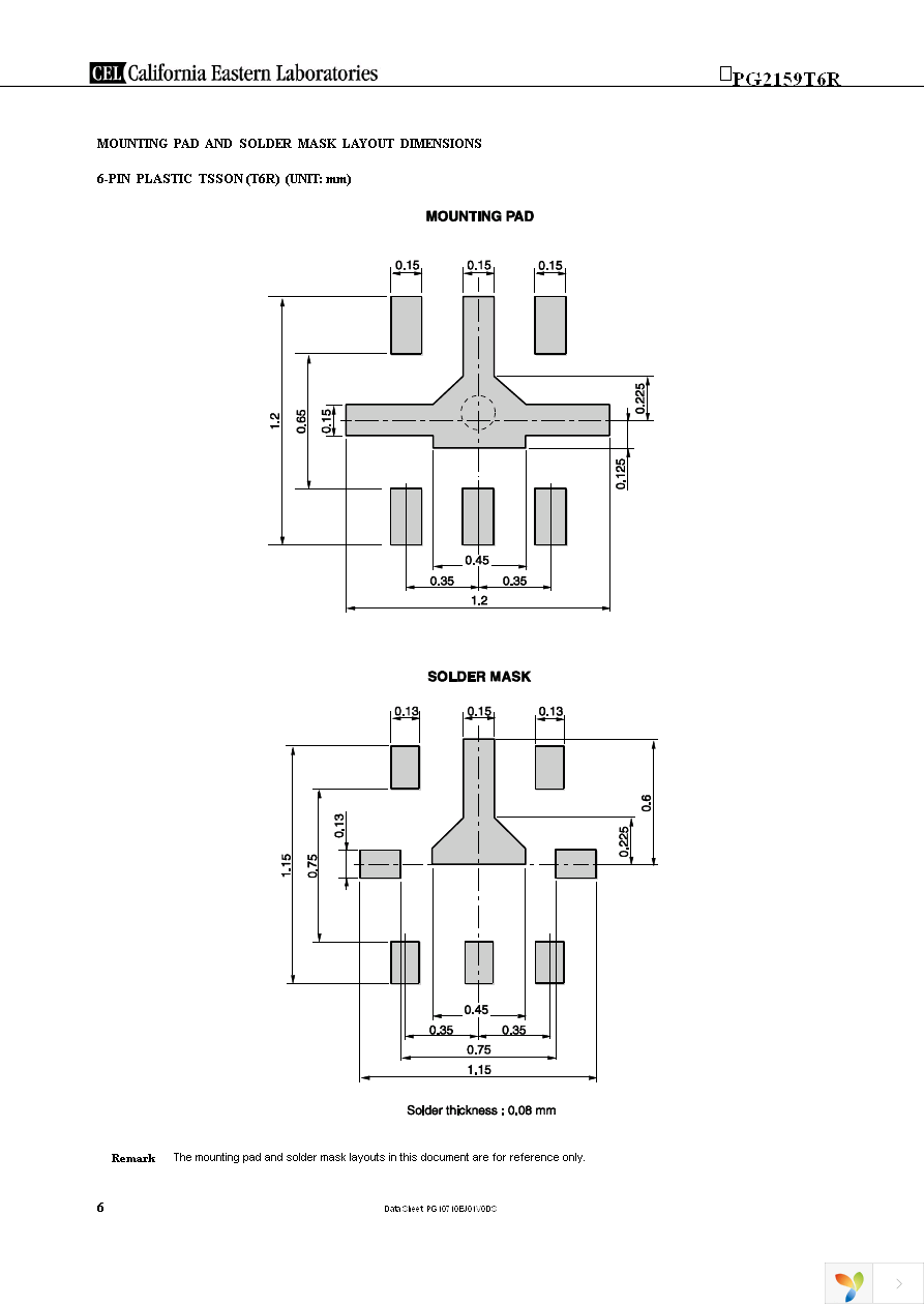 UPG2159T6R-EVAL-A Page 6