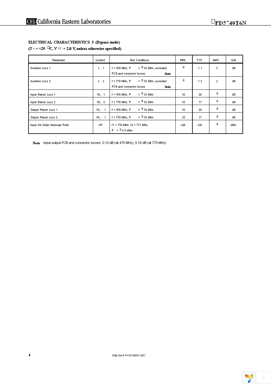 UPD5740T6N-EVAL-A Page 4