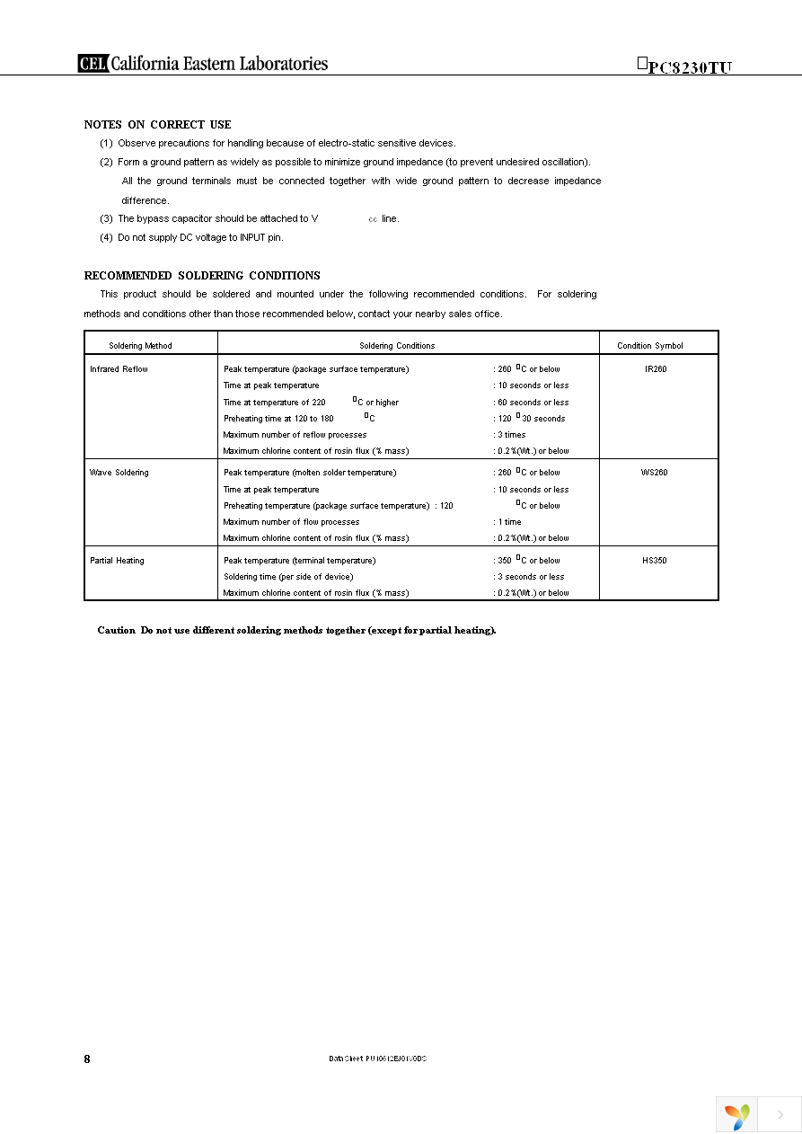 UPC8230TU-EVAL-A Page 8