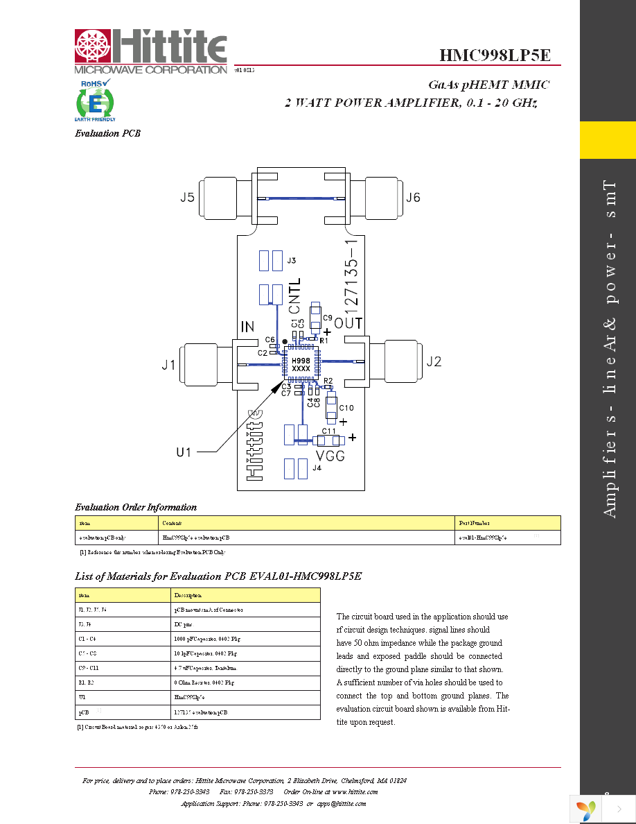 EVAL01-HMC998LP5 Page 10